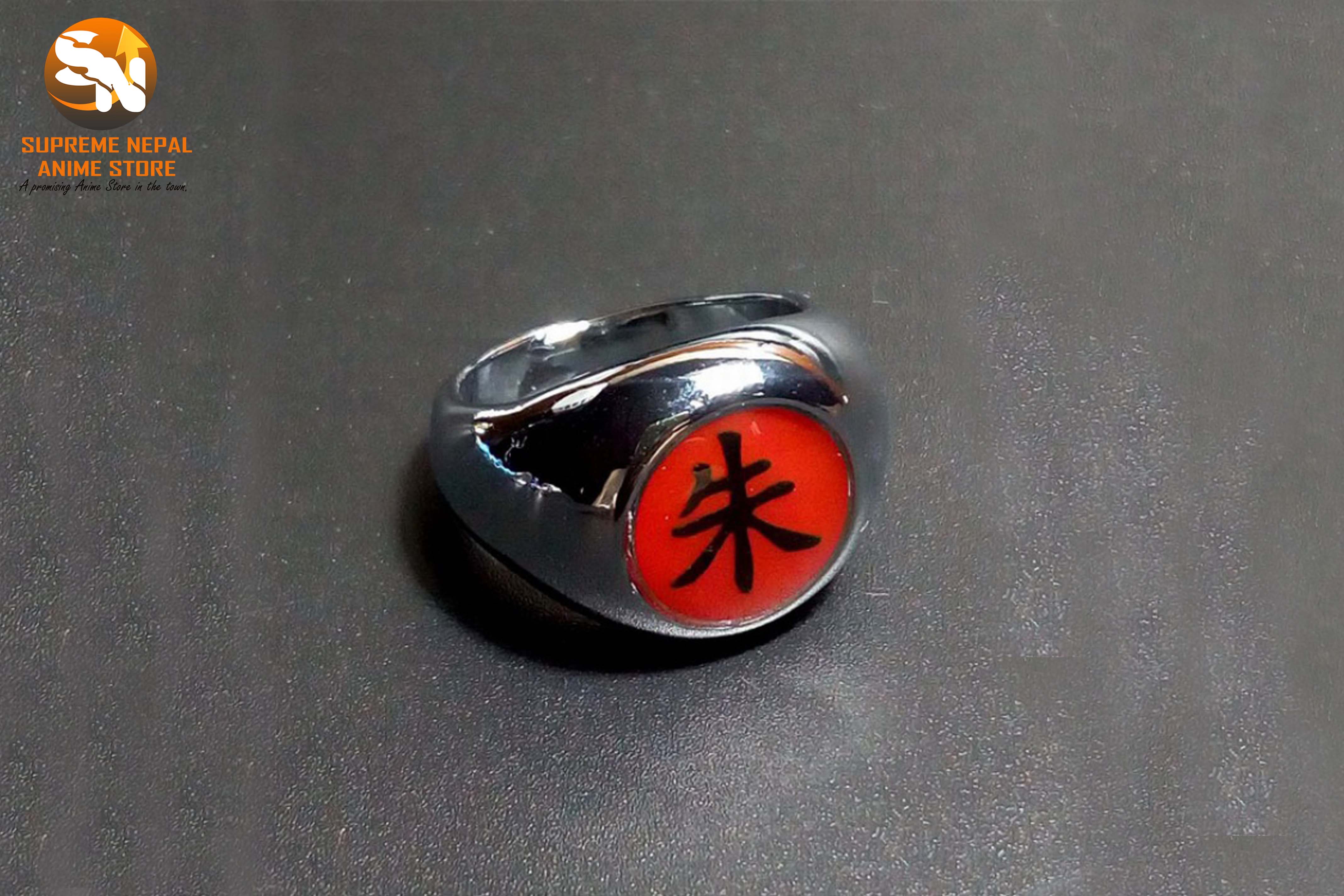 Naruto Akatsuki Ring Red Anime Store
