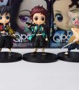 SN00700122-Demon Slayer Kimetsu no Yaiba Q posket Kamado Tanjirou Nezuko Zenitsu Giyuu Inosuke PVC Figure 5x7x9cm