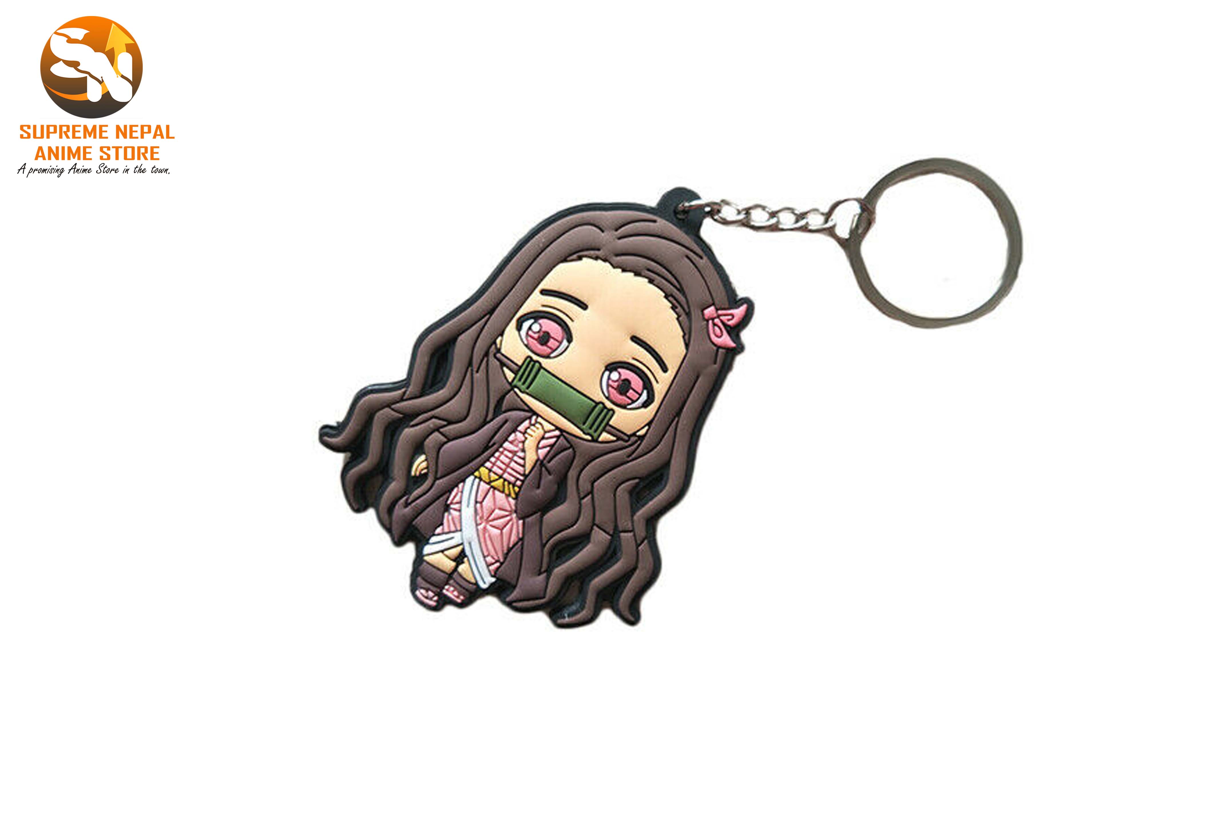 DEMON SLAYER NEZUKO 3D RUBBER KEYCHAIN Anime Store
