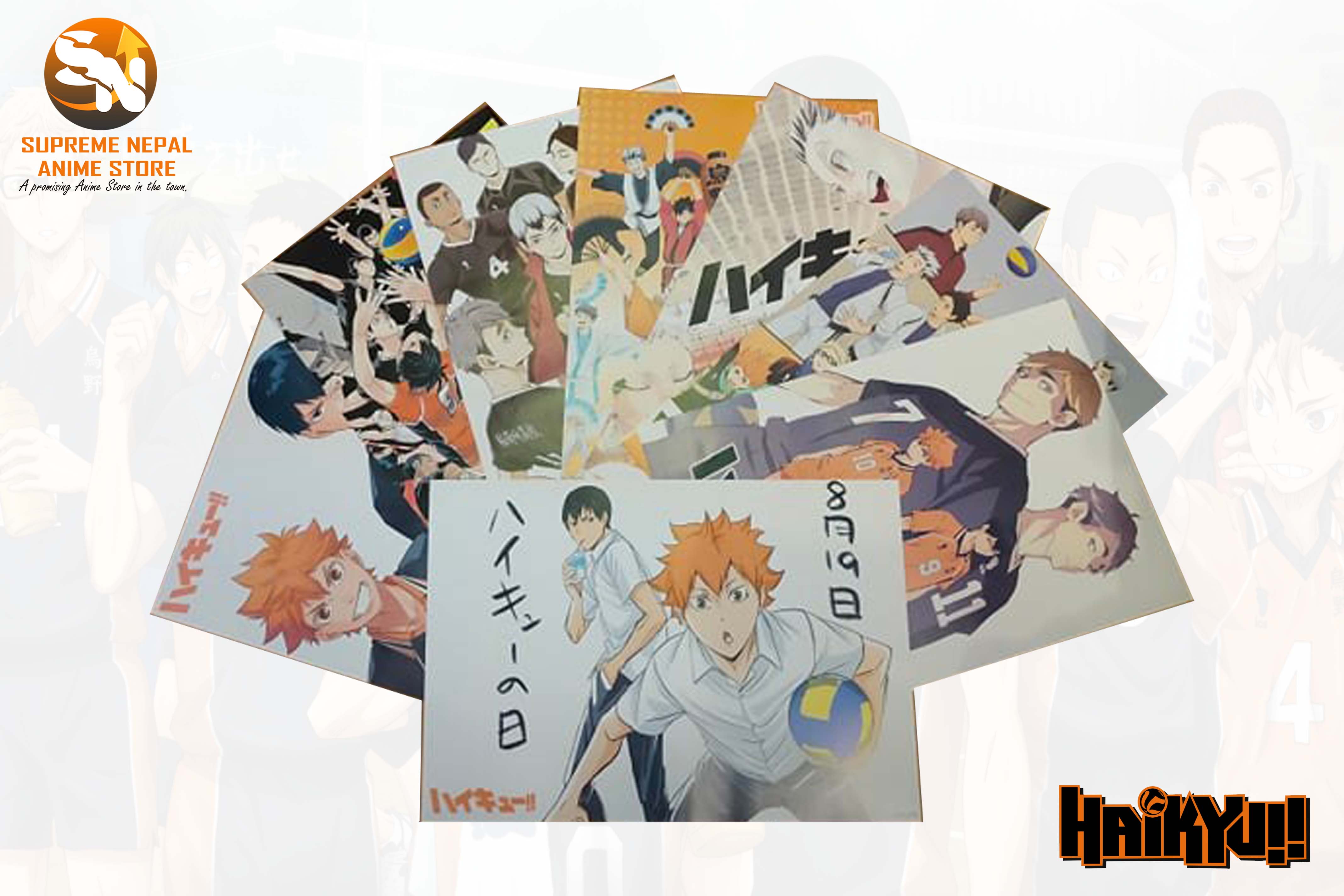 HAIKYUU POSTERS PRICE FOR 8 PCS A SET 29X42CM Anime Store