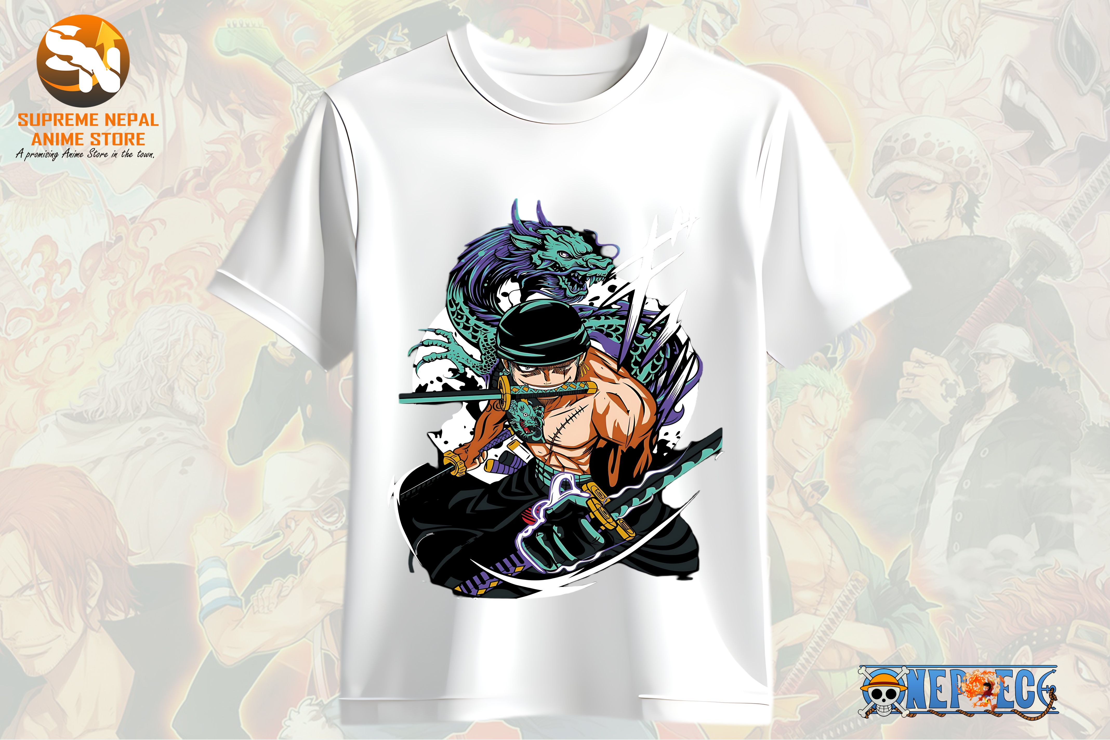 one piece label copy